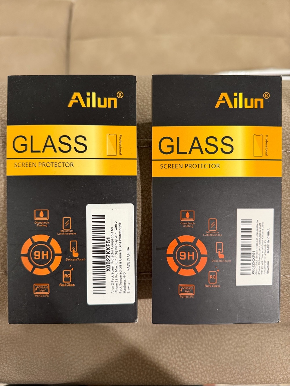 Ailun Glass Screen Protector for iPhone 13 Pro Max- Tempered Glass